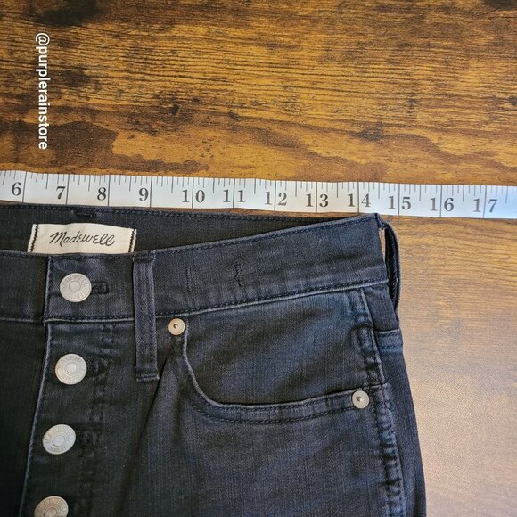 Madewell Jeans Size 28 Stovepipe High Rise Tummy Control Lunar Wash K4354 - Picture 8 of 13